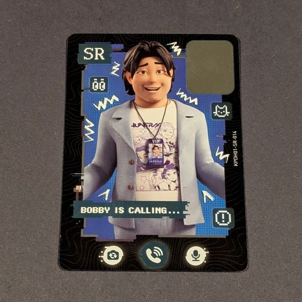 Kayou K-Pop Demon Hunters Bobby Is Calling SR Card KPDH01-SR-014